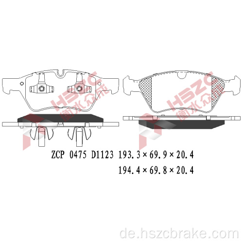 FMSI D1123 Keramikbremsbelastung für Mercedes-Benz